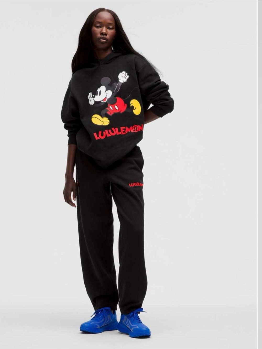 NWT Lululemon x Disney Steady State Pullover Hoodie, Black, L